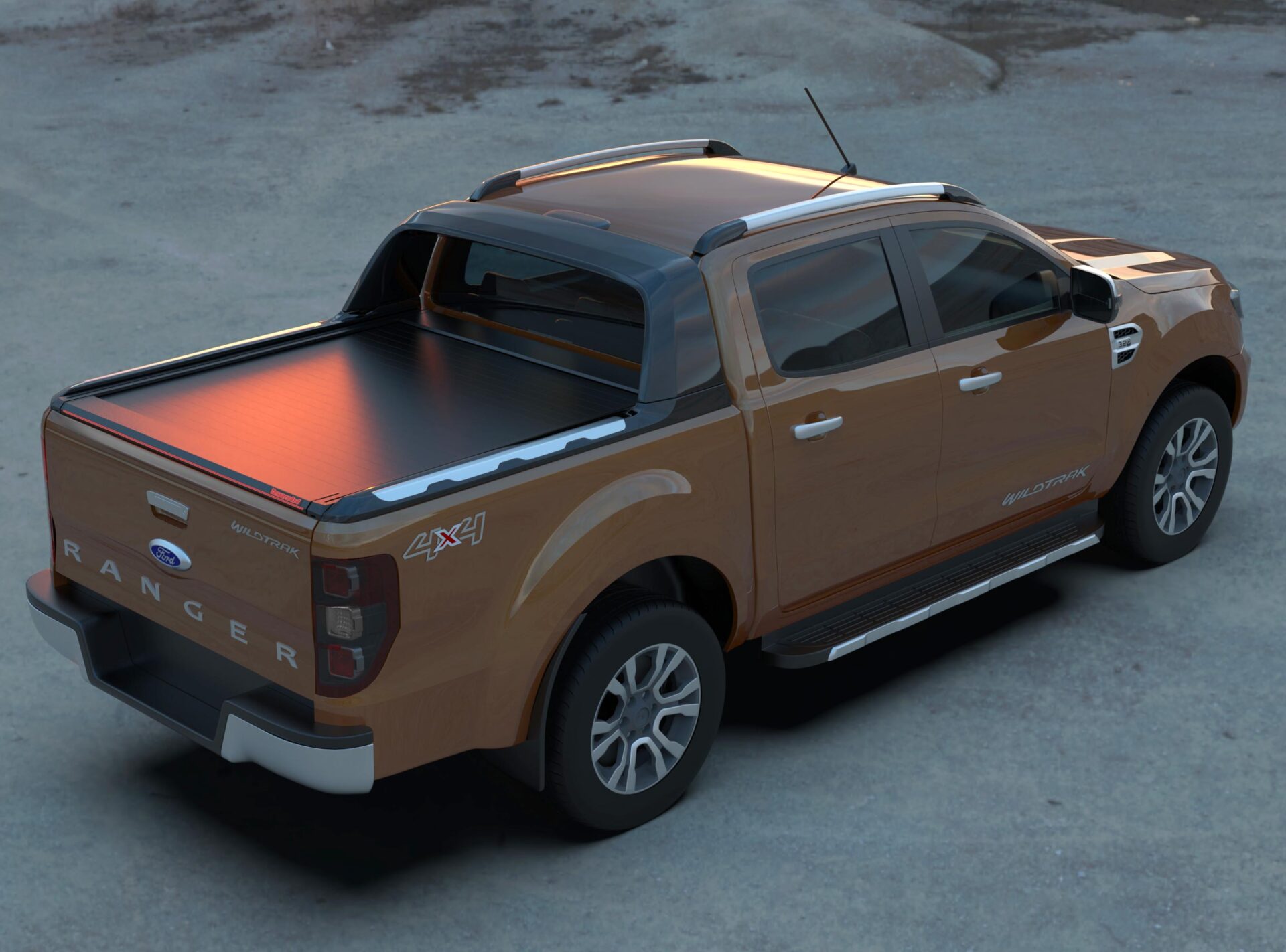 Laderaumabdeckung Tessera SE für Ford Ranger Wildtrak D/C ab 2012+ & 2016+ & 2020+ TESS 1508 SE black matt Laderaumabdeckung Tessera SE für Ford Ranger Wildtrak D/C ab 2012+ & 2016+ & 2020+ TESS 1508 SE black matt