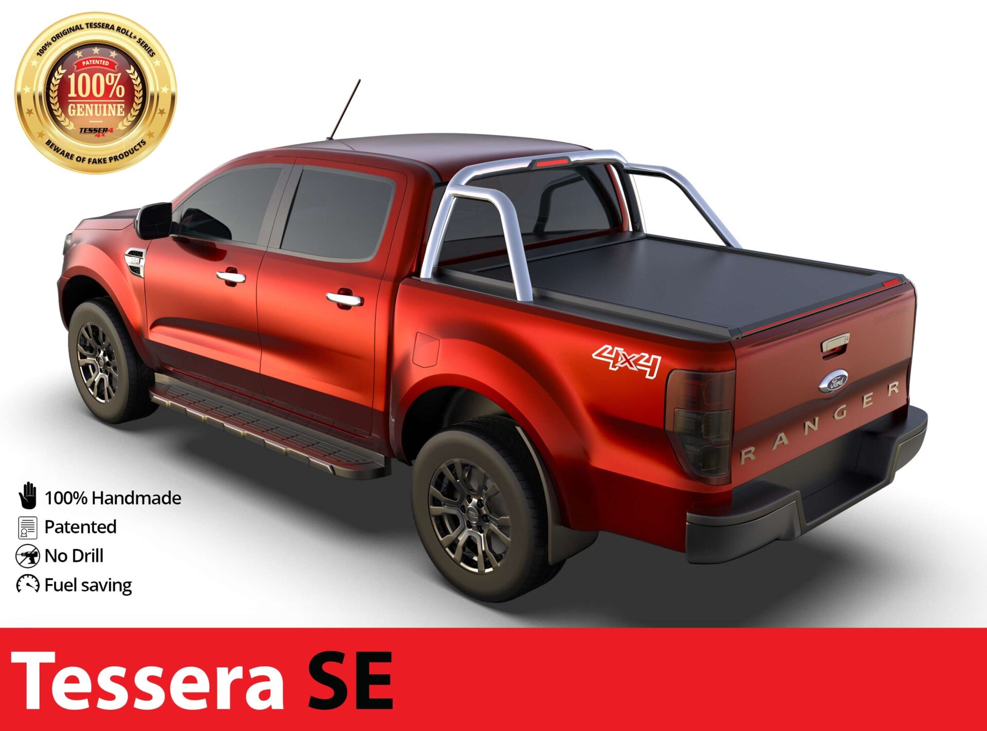 Laderaumabdeckung Tessera SE für Ford Ranger Limited D/C ab 2012+ & 2016+ & 2020+ TESS 1506 SE black matt Laderaumabdeckung Tessera SE für Ford Ranger Limited D/C ab 2012+ & 2016+ & 2020+ TESS 1506 SE black matt