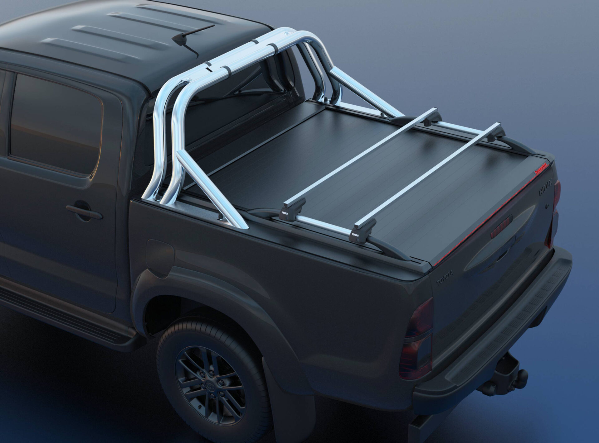 Laderaumabdeckung Tessera SE für Toyota Hilux (Vigo) '03-2005->'06-2016 D/C TESS 150 SE black matt Laderaumabdeckung Tessera SE für Toyota Hilux (Vigo) '03-2005->'06-2016 D/C TESS 150 SE black matt