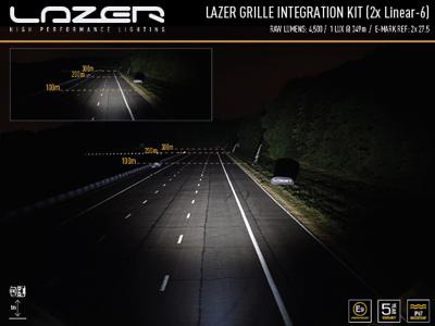 Lazer Lamps Kühlergrill-Kit Dodge RAM 1500 DT Limited 2019+ Inkl. 2x Linear-6 Elite+ Lazer Lamps Kühlergrill-Kit Dodge RAM 1500 DT Limited 2019+ Inkl. 2x Linear-6 Elite+