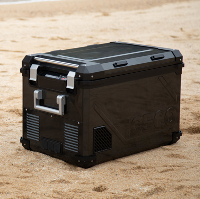 Iceco APL 55 Kompressor-Kühlbox, zwei Fächer (AC+DC)