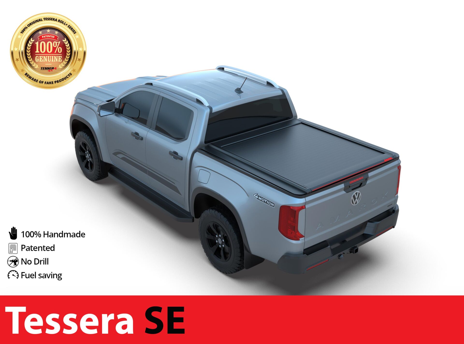 Laderaumabdeckung Tessera SE für Volkswagen Amarok 2023+ D/C Double Cab TESS 15011 ROLL black matt Laderaumabdeckung Tessera SE für Volkswagen Amarok 2023+ D/C Double Cab TESS 15011 ROLL black matt