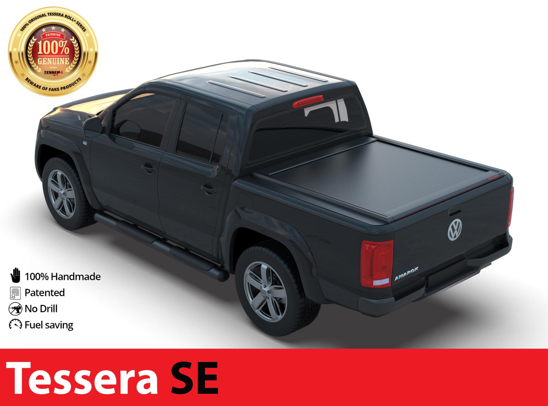 Laderaumabdeckung Tessera SE für Volkswagen Amarok 2010-2022 D/C TESS 1501 SE black matt