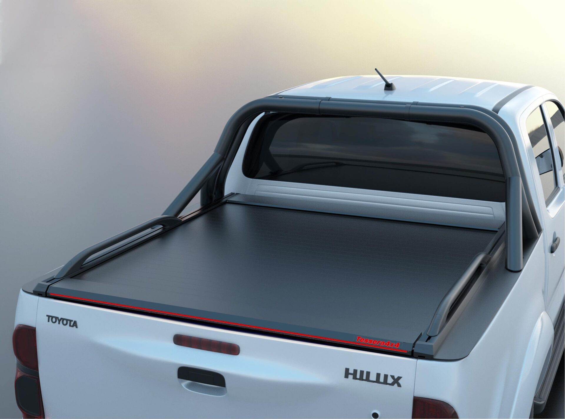 Laderaumabdeckung Tessera SE für Toyota Hilux (Vigo) '03-2005->'06-2016 D/C TESS 150 SE black matt Laderaumabdeckung Tessera SE für Toyota Hilux (Vigo) '03-2005->'06-2016 D/C TESS 150 SE black matt