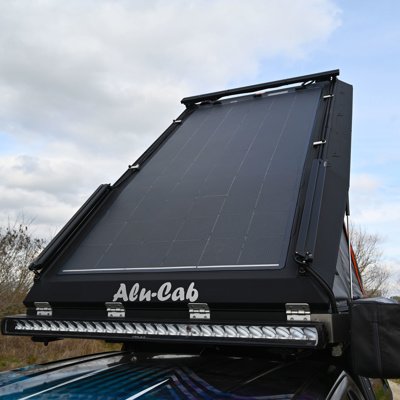 Flexibles Solarpanel "Panda" für Alu-Cab Dachzelte, Hubdächer & Camper - 300W, transparent