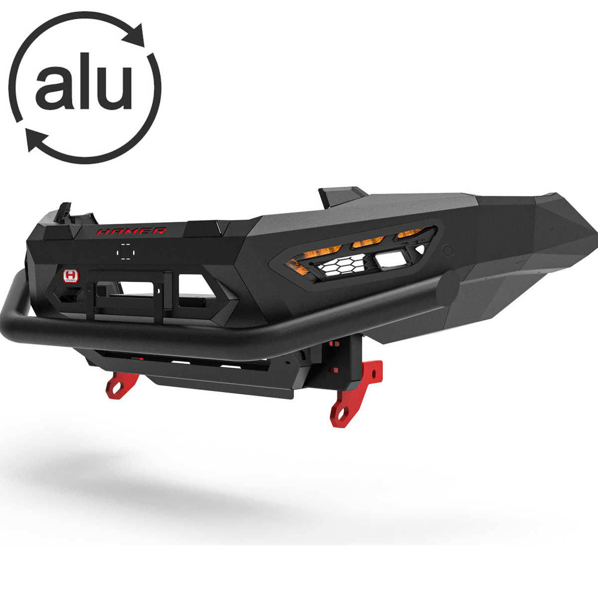ALU111 Hamer ATLAS Series Stoßstange Front Toyota Hilux ab 2021 mit EC Zulassung ALU111 Hamer ATLAS Series Stoßstange Front Toyota Hilux ab 2021 mit EC Zulassung