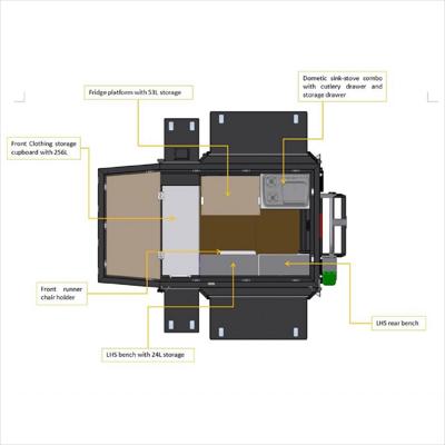 Alu-Cab Khaya Camper Komfort Einheit/Schwarz