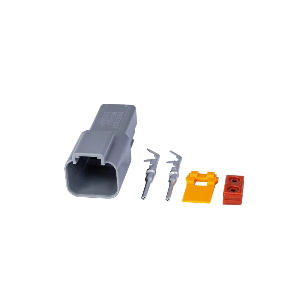 Strands DT-connector, unmounted male Lose parts without cable