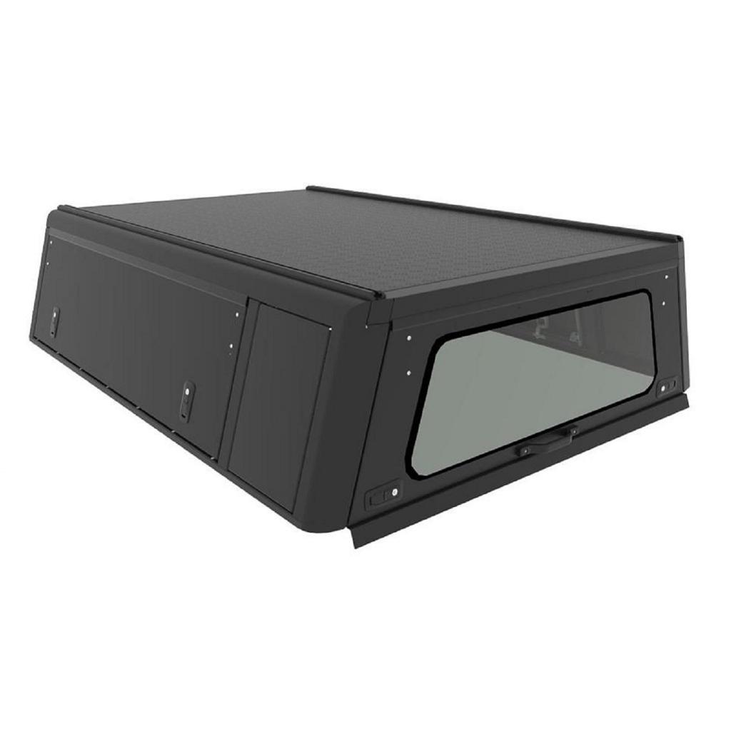 Alu-Cab Hardtop "Explorer" für Isuzu D-Max 2012+ Space-Kabine schwarz/glatt