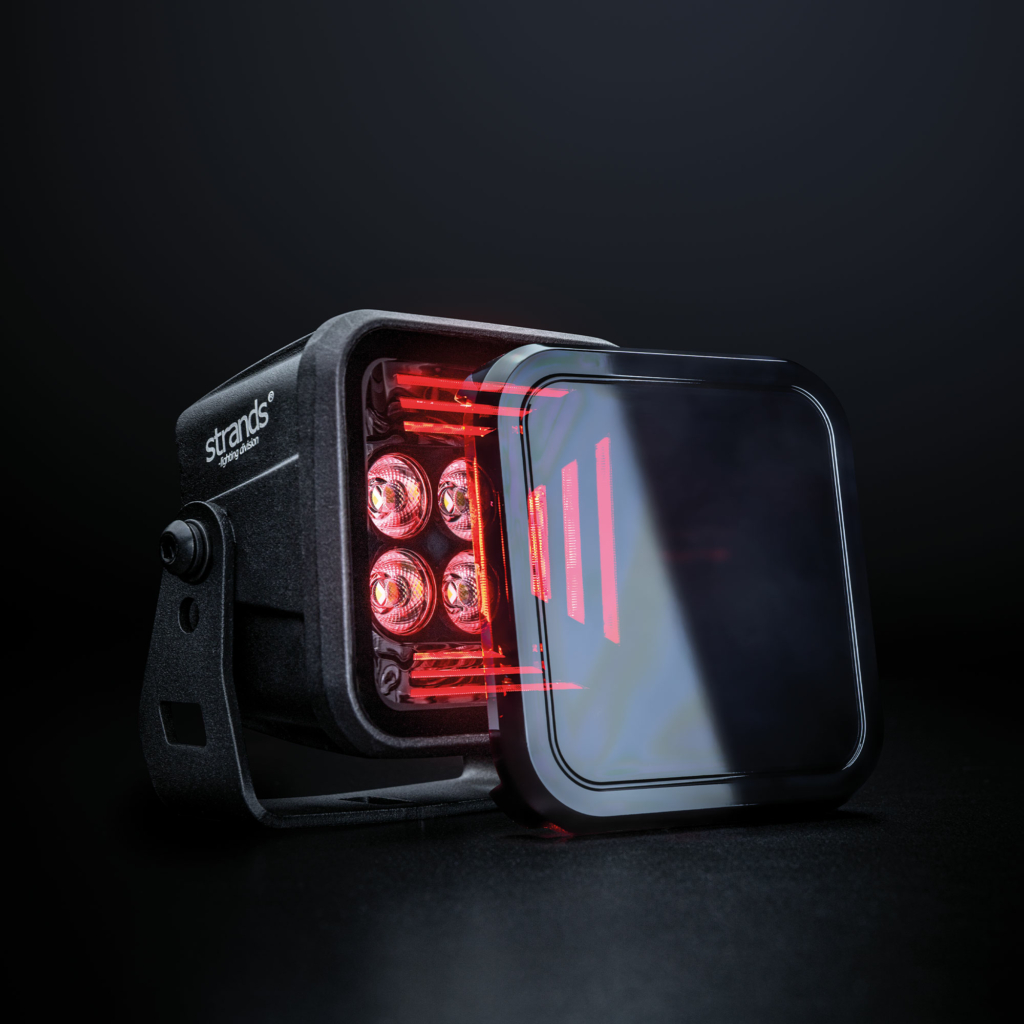 Dark Knight Fortex Arbeitslicht rot