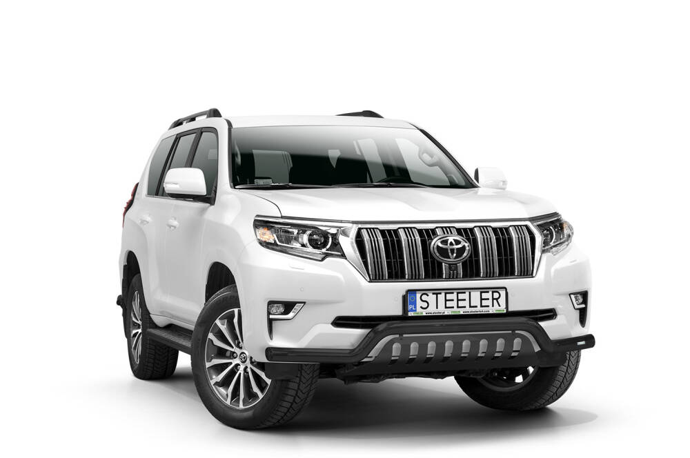 Frontschutzbügel mit Blech bis Kennzeichen - Toyota Land Cruiser 150 (2017 -)