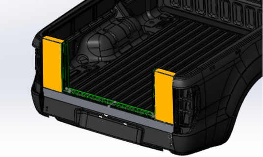 Alu-Cab Canopy Camper Montage Kit Ford Ranger 2012-22
