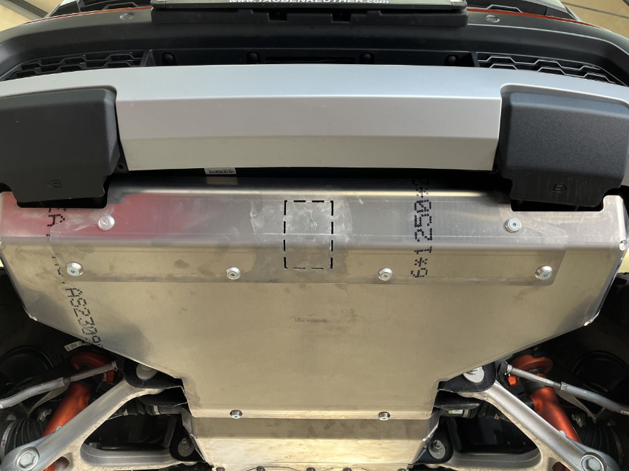 UNTERFAHRSCHUTZ FORD RANGER 2022+ / RAPTOR AB 11/2022, MOTOR (passt zu Windenanbausatz)