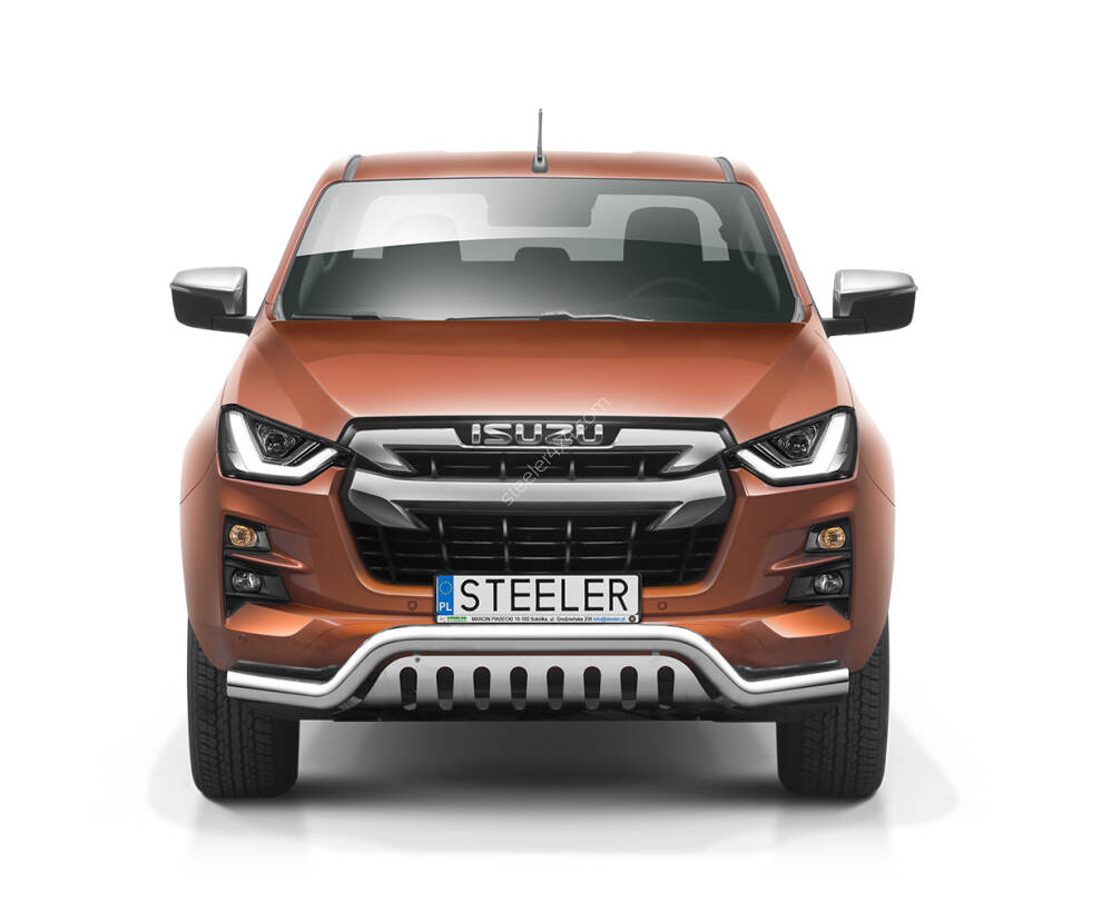 Frontschutzbügel mit Blech bis Kennzeichen - Isuzu D-Max (2020 -)