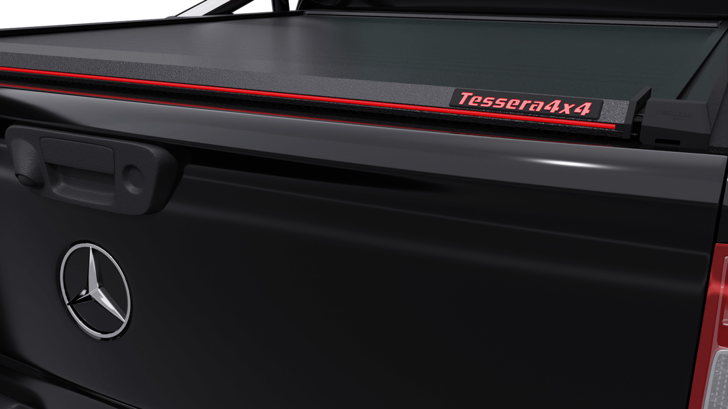 Laderaumabdeckung Tessera SE für Mercedes X-Klasse 2021+ D/C mit OEM Rollbar TESS 15191 SE black matt Laderaumabdeckung Tessera SE für Mercedes X-Klasse 2021+ D/C mit OEM Rollbar TESS 15191 SE black matt