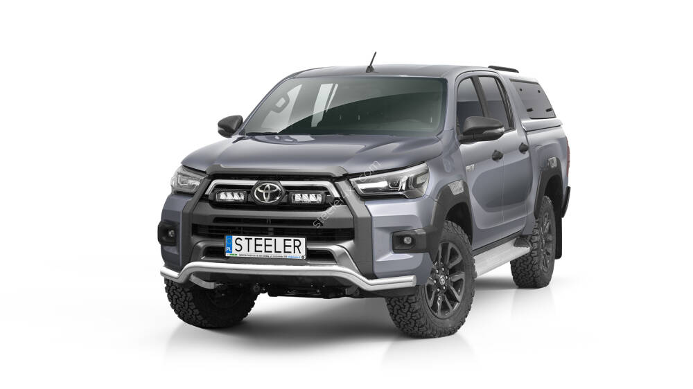 Frontschutzbügel bis Kennzeichen - Toyota Hilux Invincible (2021 -) Frontschutzbügel bis Kennzeichen - Toyota Hilux Invincible (2021 -)