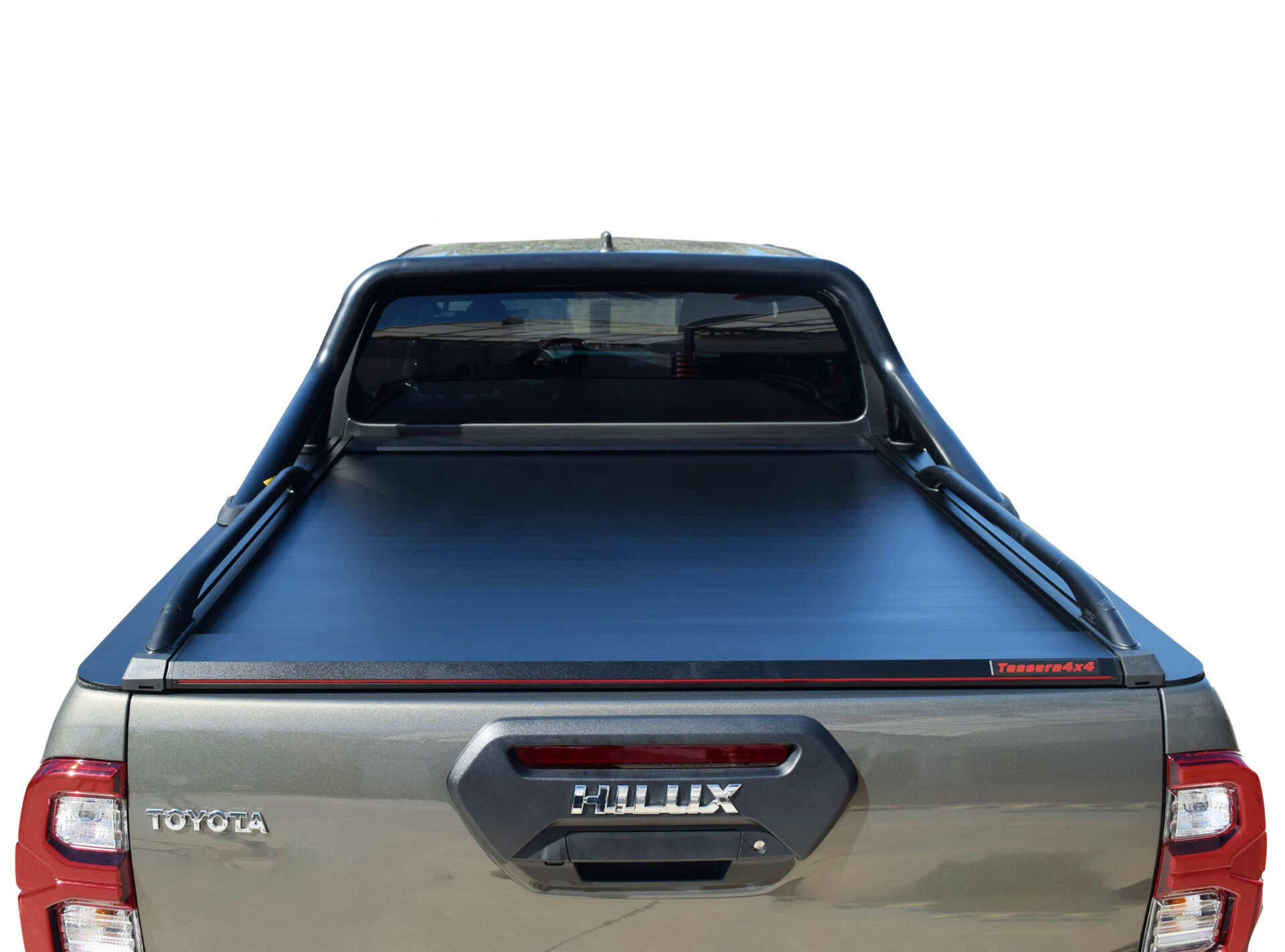 Laderaumabdeckung Tessera SE für Toyota Hilux Revo 2016+ mit OEM Überrollbügel D/C TESS 15161 SE black matt