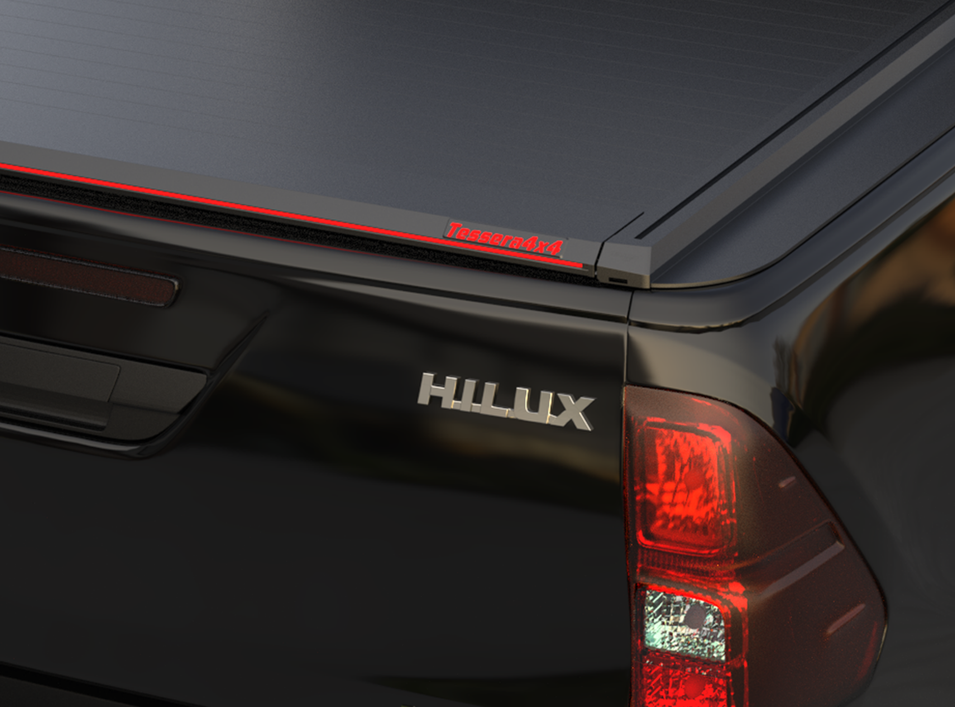 Tessera Roll+ Laderaumabdeckung "Basic" für Toyota Hilux Revo 2016+ TESS 1416 ROLL black matt