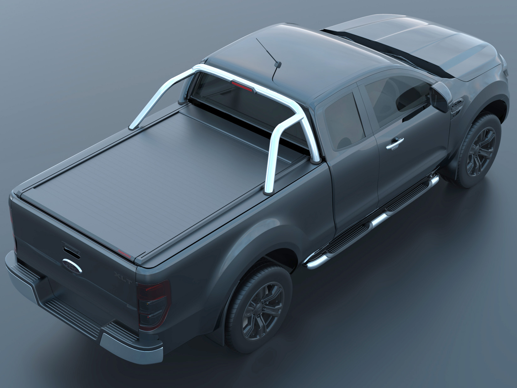 Laderaumabdeckung Tessera SE für Ford Ranger Limited S/C ab 2012+ & 2016+ & 2020+ TESS 1507 SE black matt