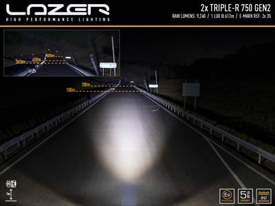 Lazer Lamps Kühlergrill-Kit Iveco Daily 2019+ Inkl. 2x Triple-R 750
