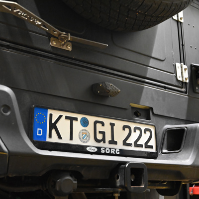 Heckkamera Halterung für Ranger und Amarok 23+ Schwarz Heckkamera Halterung für Ranger und Amarok 23+ Schwarz