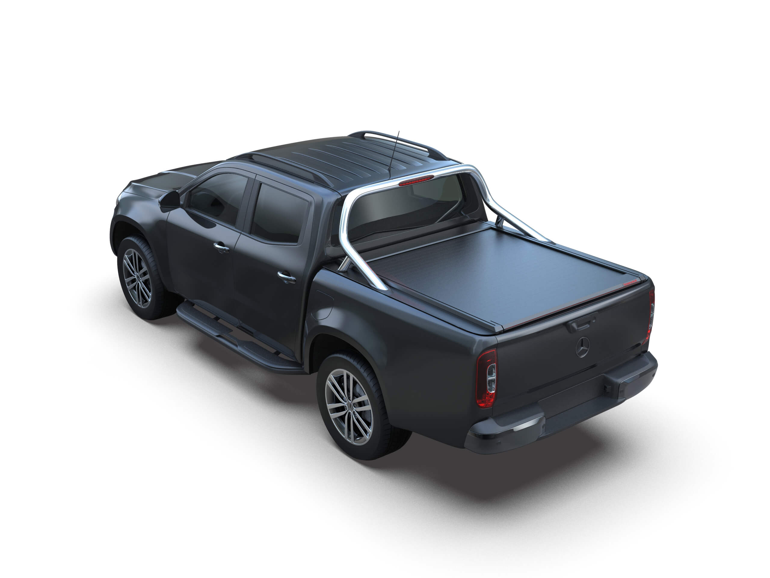Laderaumabdeckung Tessera SE für Mercedes X-Klasse 2021+ D/C mit OEM Rollbar TESS 15191 SE black matt Laderaumabdeckung Tessera SE für Mercedes X-Klasse 2021+ D/C mit OEM Rollbar TESS 15191 SE black matt