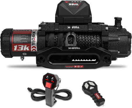12V X-BULL Seilwinde 13000 LBS (5897 KG) Synthetikseil Offroad 4x4 12V X-BULL Seilwinde 13000 LBS (5897 KG) Synthetikseil Offroad 4x4