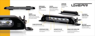 Lazer Lamps Kühlergrill-Kit Peugeot Expert (2016+), Opel Vivaro/Zafira mit Linear-18 Elite iLBA