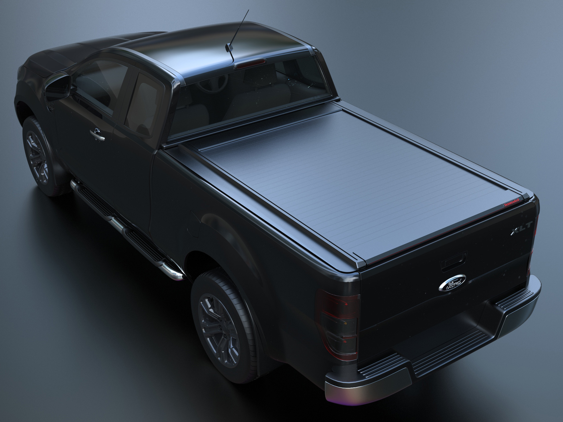 Laderaumabdeckung Tessera SE für Ford Ranger XL/XLT S/C ab 2012+ & 2016+ & 2020+ TESS 1507 SE black matt