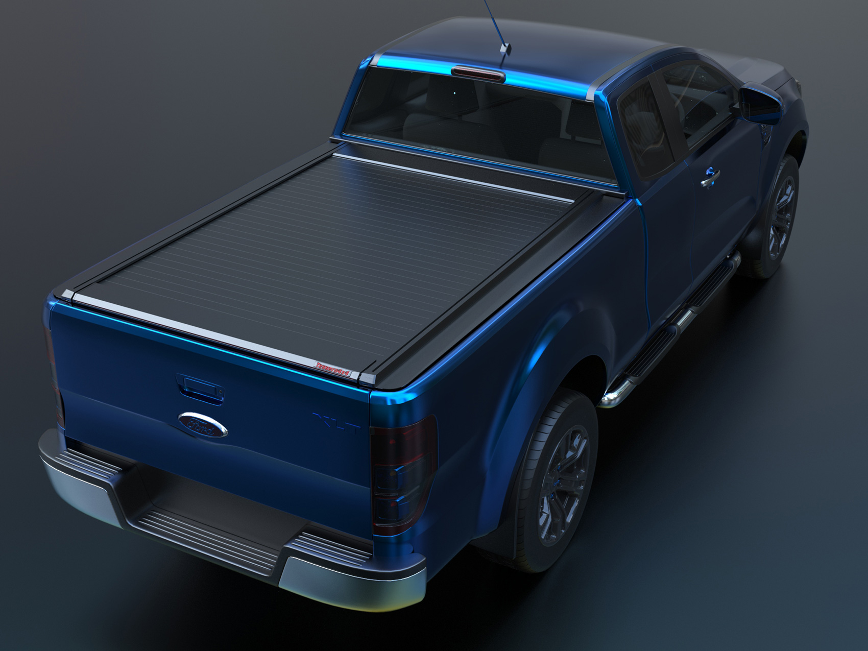 Laderaumabdeckung Tessera SE für Ford Ranger XL/XLT S/C ab 2012+ & 2016+ & 2020+ TESS 1507 SE black matt