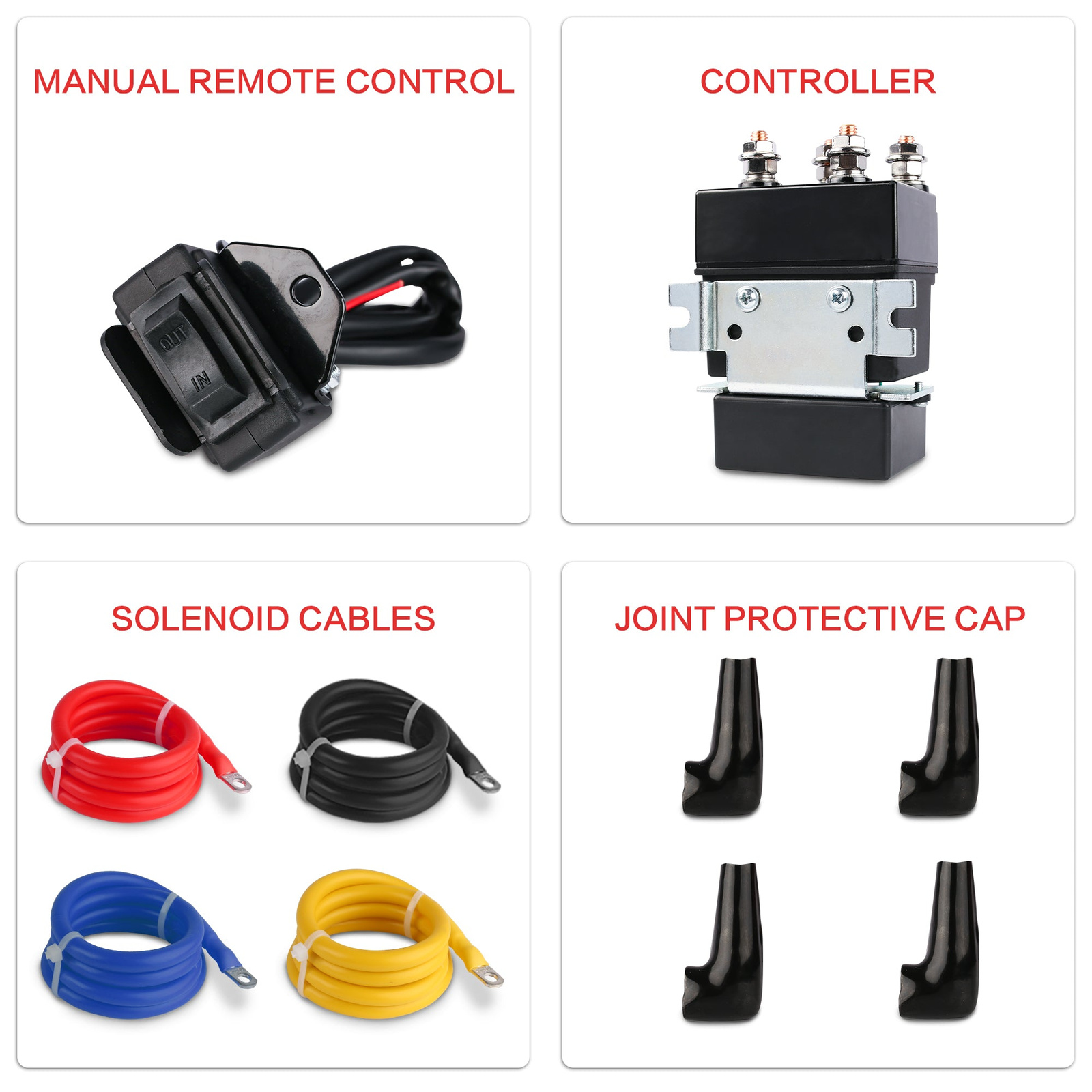 12V X-BULL Seilwinde 4500 LBS (2041 KG) Synthetikseil ATV UTV QUAD 12V X-BULL Seilwinde 4500 LBS (2041 KG) Synthetikseil ATV UTV QUAD