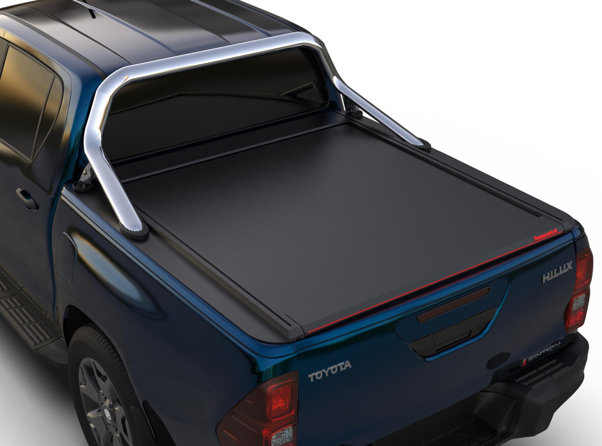 Laderaumabdeckung Tessera SE für Toyota Hilux Revo 2016+ mit OEM Überrollbügel D/C TESS 15161 SE black matt