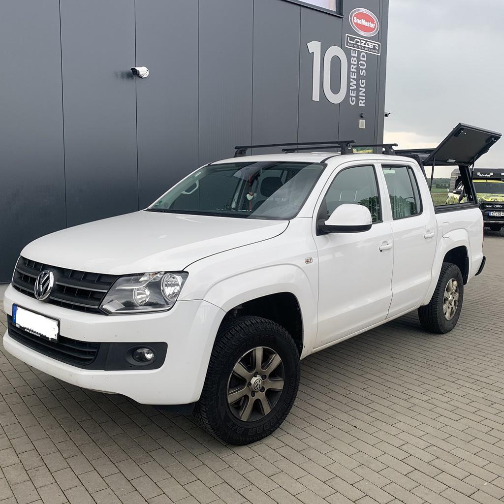 Alu-Cab Hardtop Explorer VW Amarok 2010+ Doppelkabine schwarz/ geriffelt