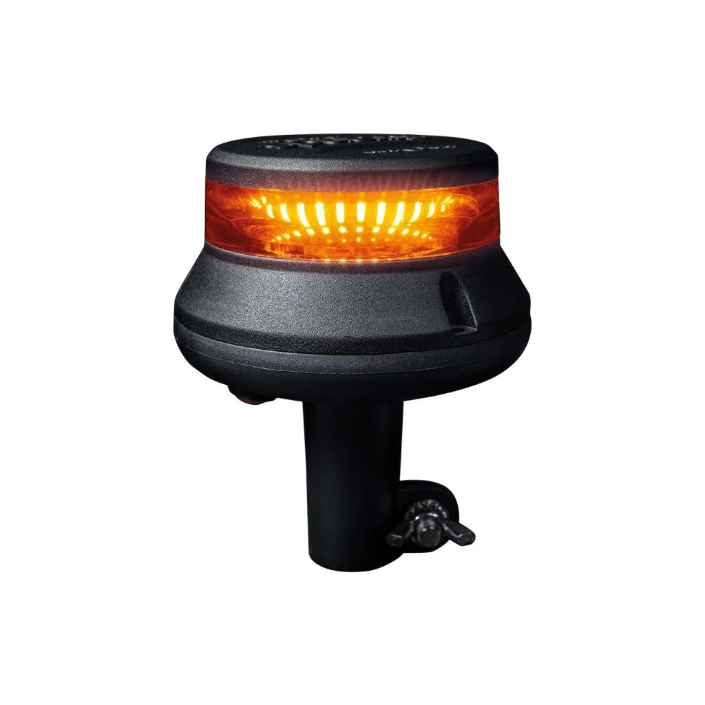 CRUISE LIGHT BEACON WARNING LIGHT LED – POLE MOUNTING/DIN, CLEAR LENS