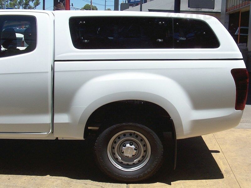 Aeroklas Stylish Hardtop - seitliche Aufklappfenster - Zentralverriegelung - Isuzu E/C 2012-2020 Aeroklas Stylish Hardtop - seitliche Aufklappfenster - Zentralverriegelung - Isuzu E/C 2012-2020