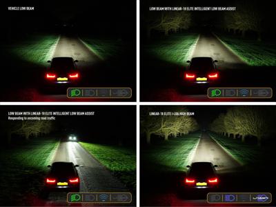 Lazer Lamps Kühlergrill-Kit Peugeot Expert (2016+), Opel Vivaro/Zafira mit Linear-18 Elite iLBA