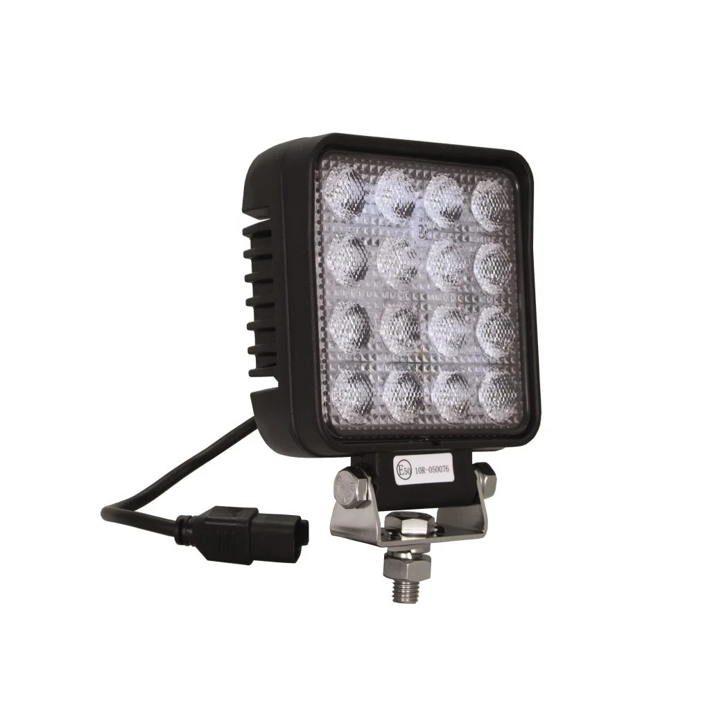 Strands Work light LED Square 25W ADR- & E-approved reversing light, DT-connector