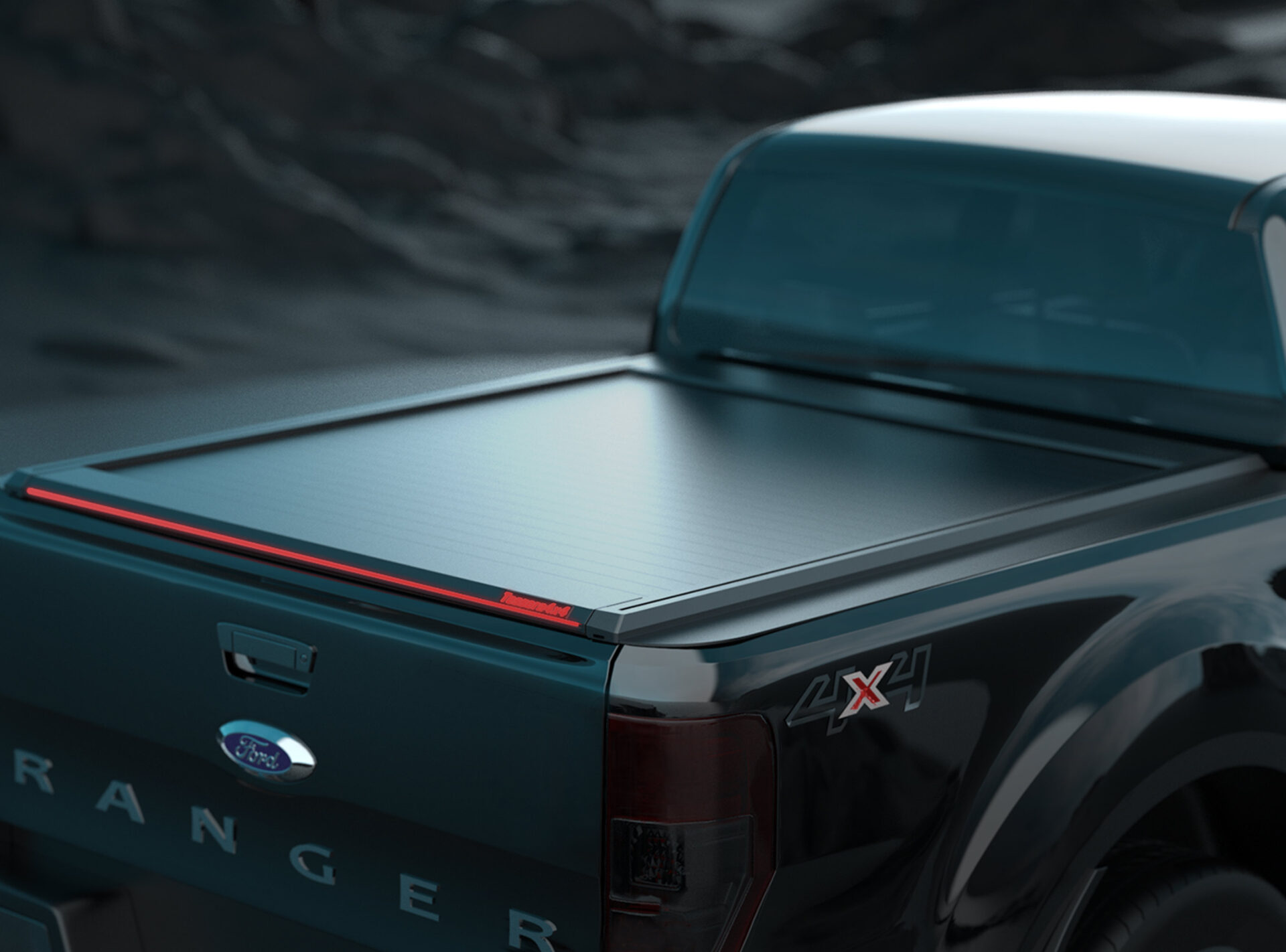 Laderaumabdeckung Tessera SE für Ford Ranger XL/XLT D/C ab 2012+ & 2016+ & 2020+ TESS 1506 SE black matt