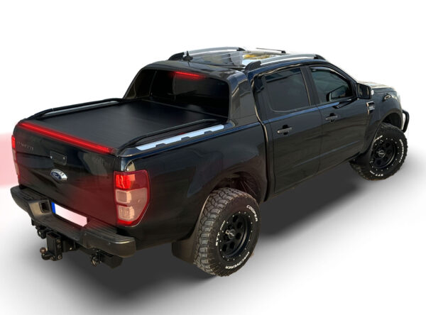 Tessera Roll+ Laderaumabdeckung "Basic" für FORD Ranger WILDTRAK D/C ab 11/2012+ & 2016+& 2020+ TESS 1408 ROLL black matt