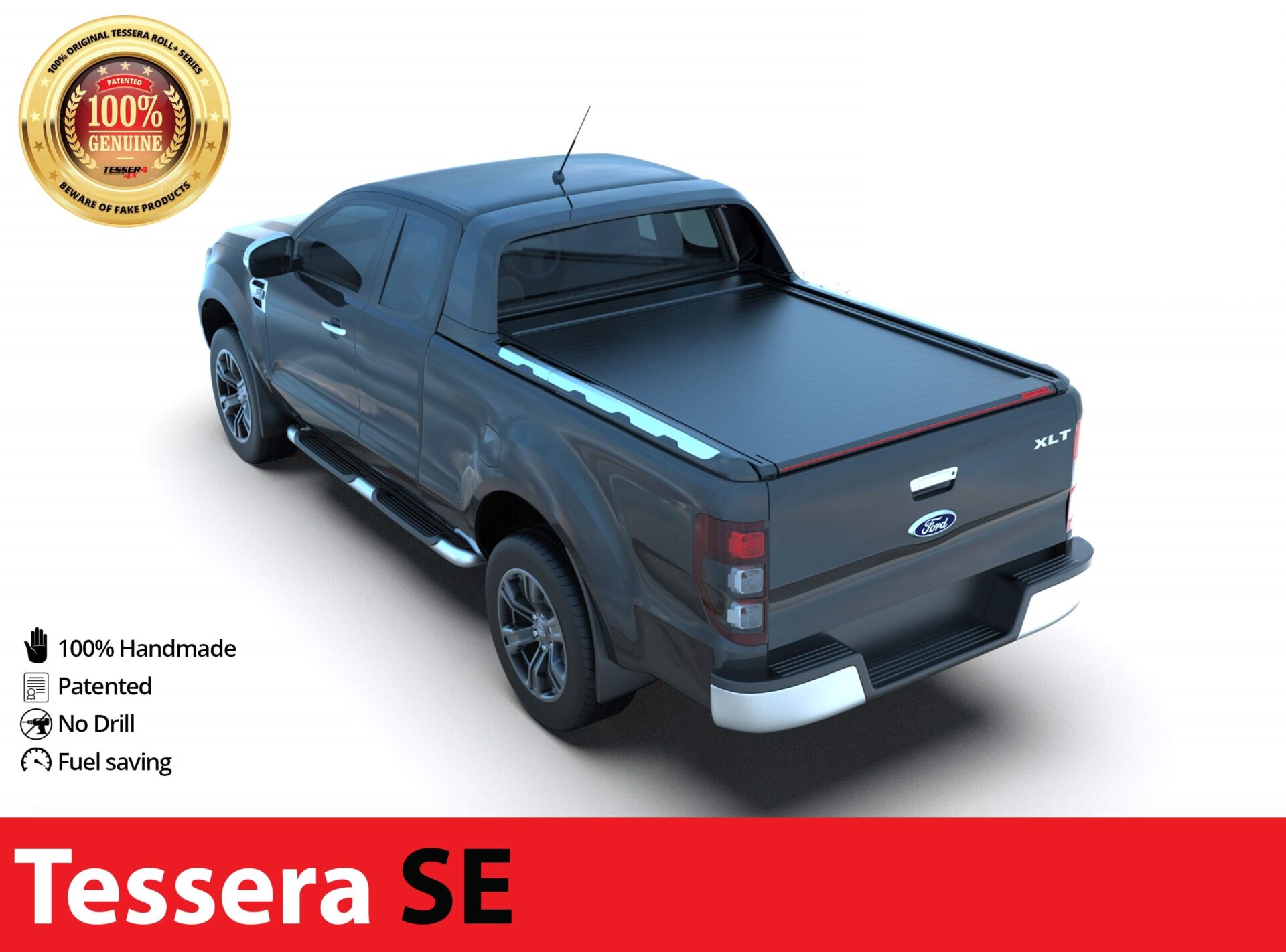 Laderaumabdeckung Tessera SE für Ford Ranger Wildtrak S/C ab 2012+ & 2016+ & 2020+ TESS 1509 SE black matt Laderaumabdeckung Tessera SE für Ford Ranger Wildtrak S/C ab 2012+ & 2016+ & 2020+ TESS 1509 SE black matt