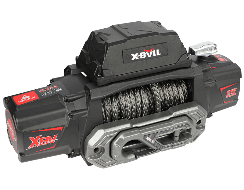 12V X-BULL Seilwinde 12000 LBS (5443 KG) Synthetikseil Offroad 4x4 12V X-BULL Seilwinde 12000 LBS (5443 KG) Synthetikseil Offroad 4x4