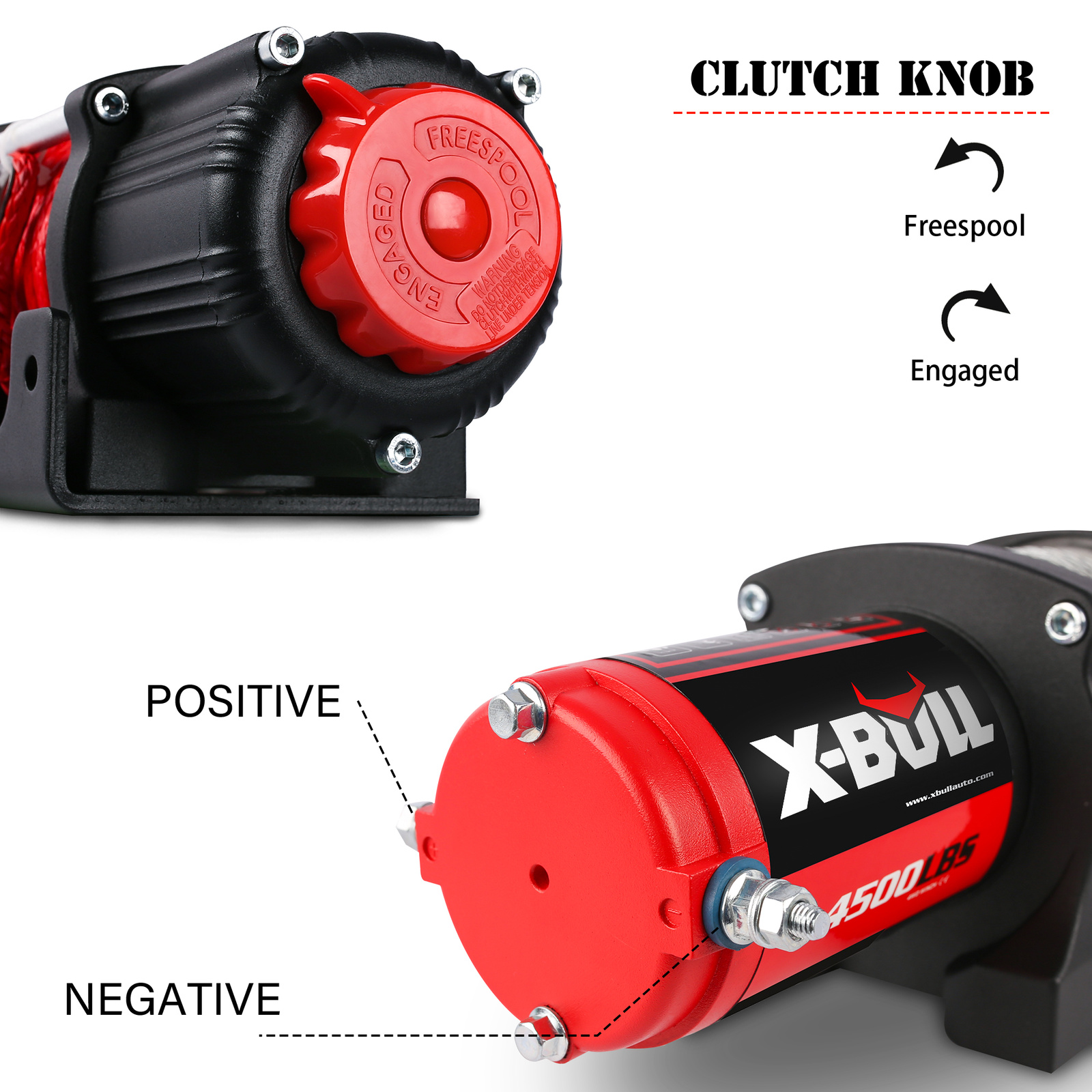 12V X-BULL Seilwinde 4500 LBS (2041 KG) Synthetikseil ATV UTV QUAD 12V X-BULL Seilwinde 4500 LBS (2041 KG) Synthetikseil ATV UTV QUAD