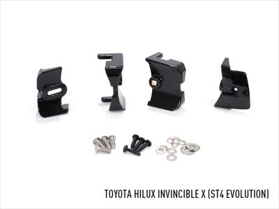 Lazer Lamps Kühlergrill-Kit Toyota Hilux Revo Invincible X (2018-2020) inkl. 2x ST4 Evolution