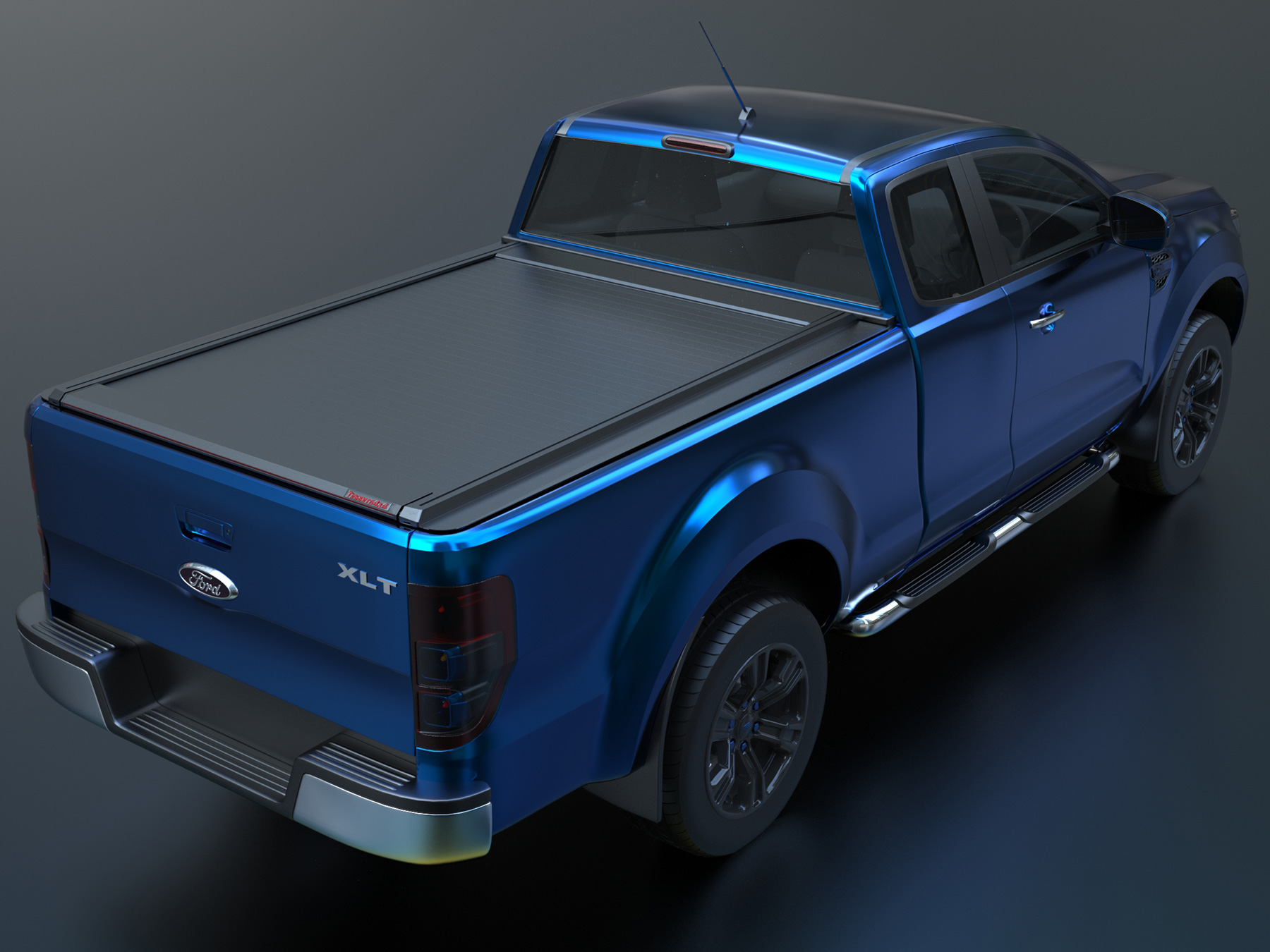 Laderaumabdeckung Tessera SE für Ford Ranger XL/XLT S/C ab 2012+ & 2016+ & 2020+ TESS 1507 SE black matt