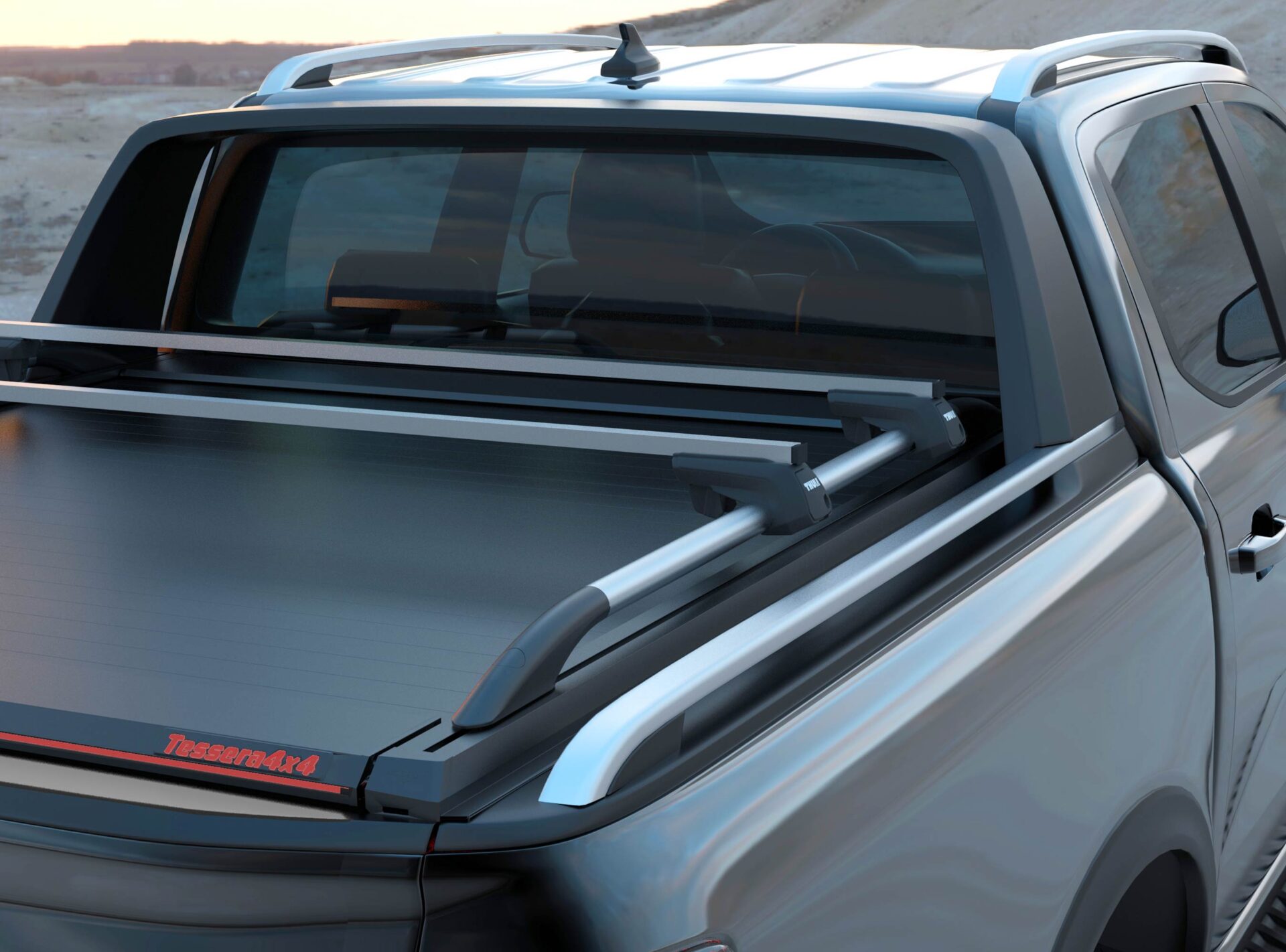 Laderaumabdeckung Tessera SE für Ford Ranger Raptor T6.2 (P703) 2023+ D/C TESS 15061 SE black matt Laderaumabdeckung Tessera SE für Ford Ranger Raptor T6.2 (P703) 2023+ D/C TESS 15061 SE black matt