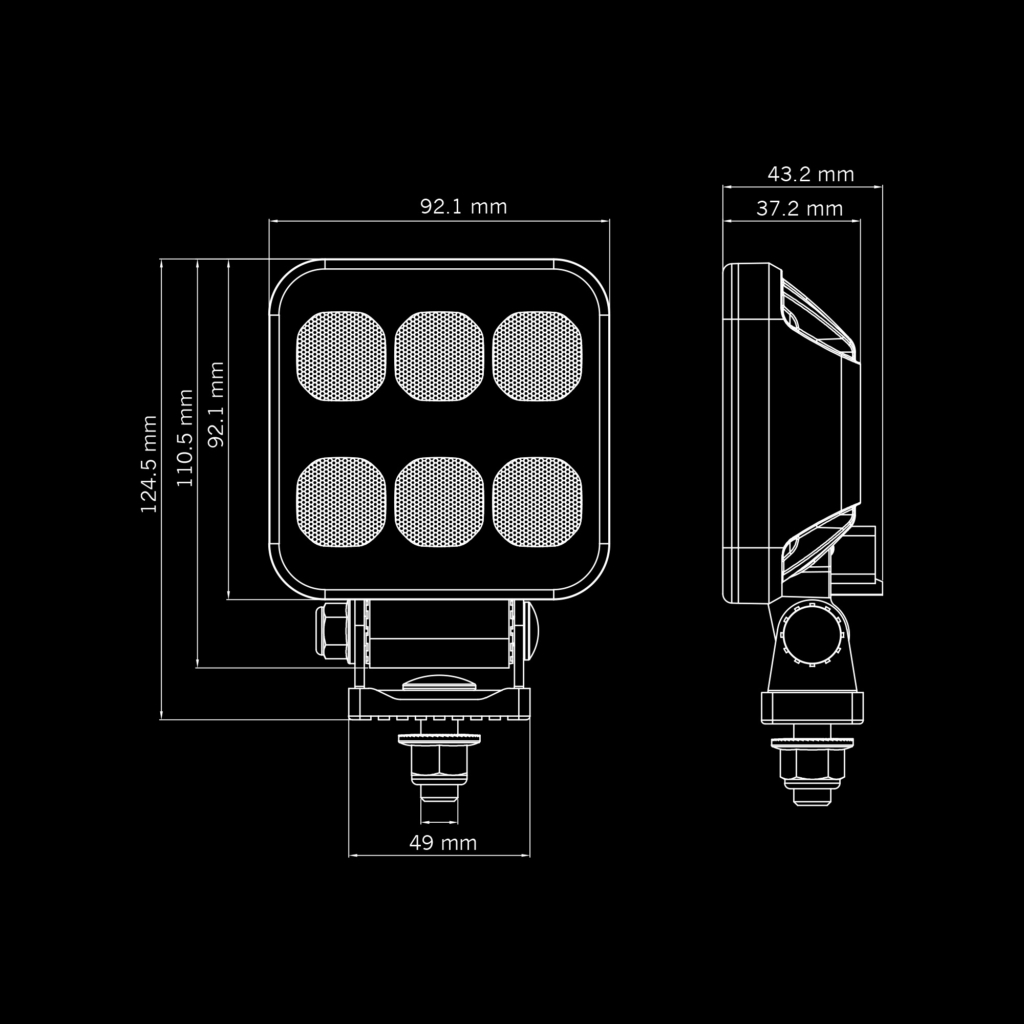 DARK KNIGHT HARDCORE ARBEITSLEUCHTE LED
