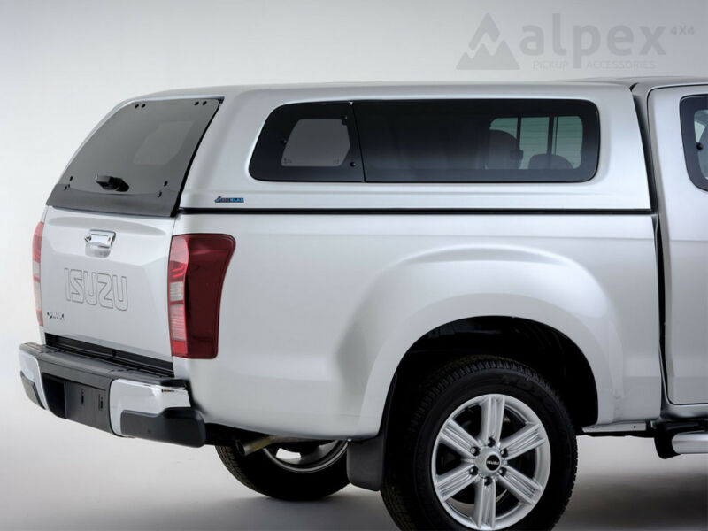 Aeroklas Stylish Hardtop - seitliche Ausstellfenster - Zentralverriegelung - Isuzu E/C 2012-2020 Aeroklas Stylish Hardtop - seitliche Ausstellfenster - Zentralverriegelung - Isuzu E/C 2012-2020
