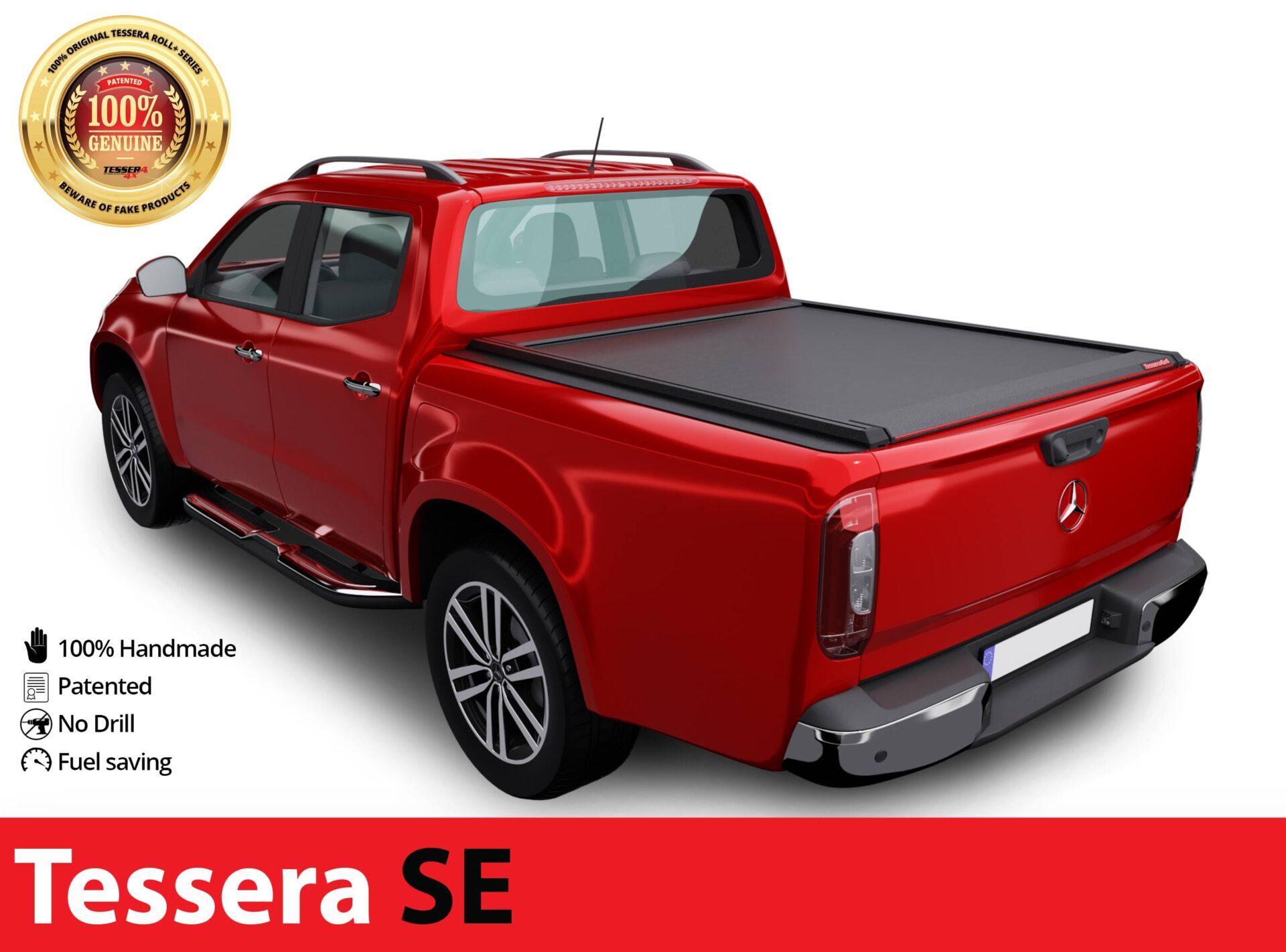 Laderaumabdeckung Tessera SE für Mercedes X-Klasse 2021+ D/C TESS 1519 SE black matt Laderaumabdeckung Tessera SE für Mercedes X-Klasse 2021+ D/C TESS 1519 SE black matt