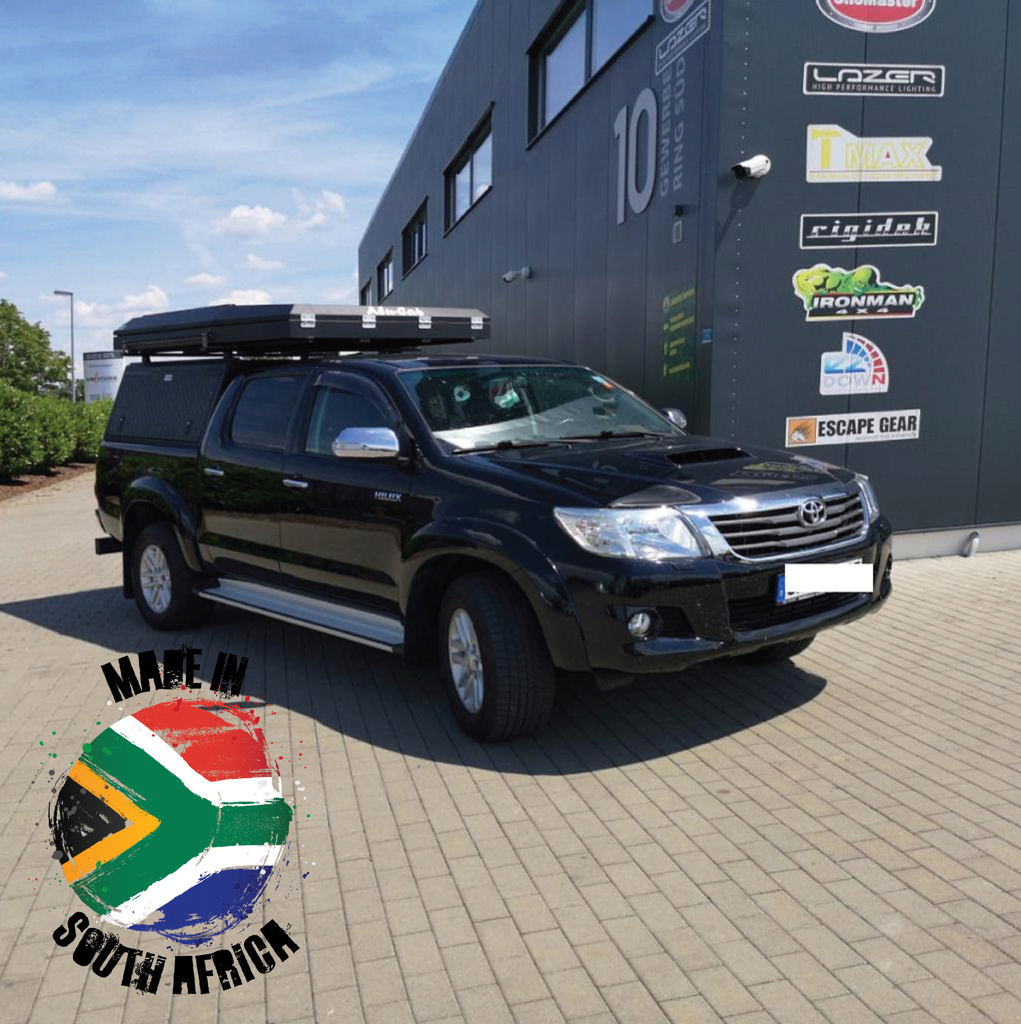 Alu-Cab Hardtop Explorer Toyota Hilux 2005-2015 Doppelkabine schwarz/ geriffelt Alu-Cab Hardtop Explorer Toyota Hilux 2005-2015 Doppelkabine schwarz/ geriffelt