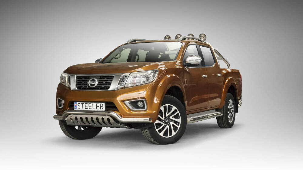 Frontschutzbügel mit Blech bis Kennzeichen - Nissan Navara (2015 -) Frontschutzbügel mit Blech bis Kennzeichen - Nissan Navara (2015 -)